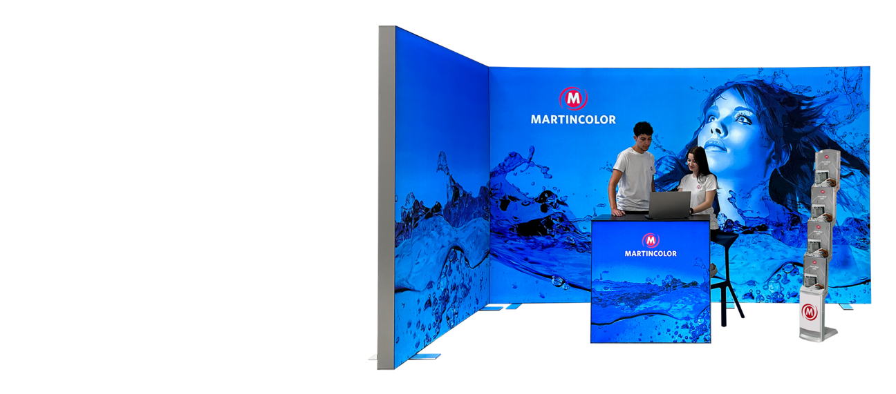 Messestand beleuchtet - Messe-Sets Messestand beleuchtet - Messe-Sets